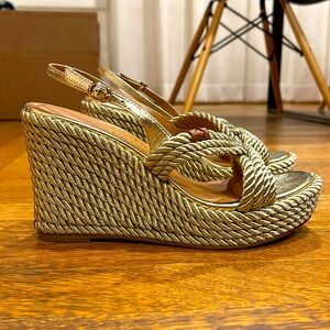 Gorgeous Kate Spade wedge espadrilles